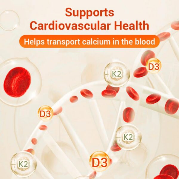 oppuland vitamina D3 + K2 caja de suplemento 90 cápsulas