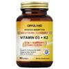 Version 1.0.0 oppuland Vitamina D3 K2 cápsulas y caja presentación frontal
