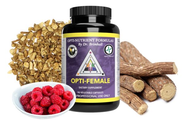 Version 1.0.0 Envase de Opti-Female con cápsulas