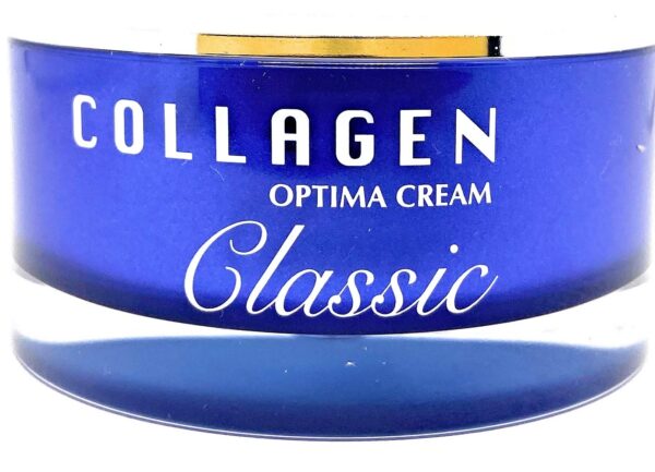 Envase lateral de Optima Colágeno Crema