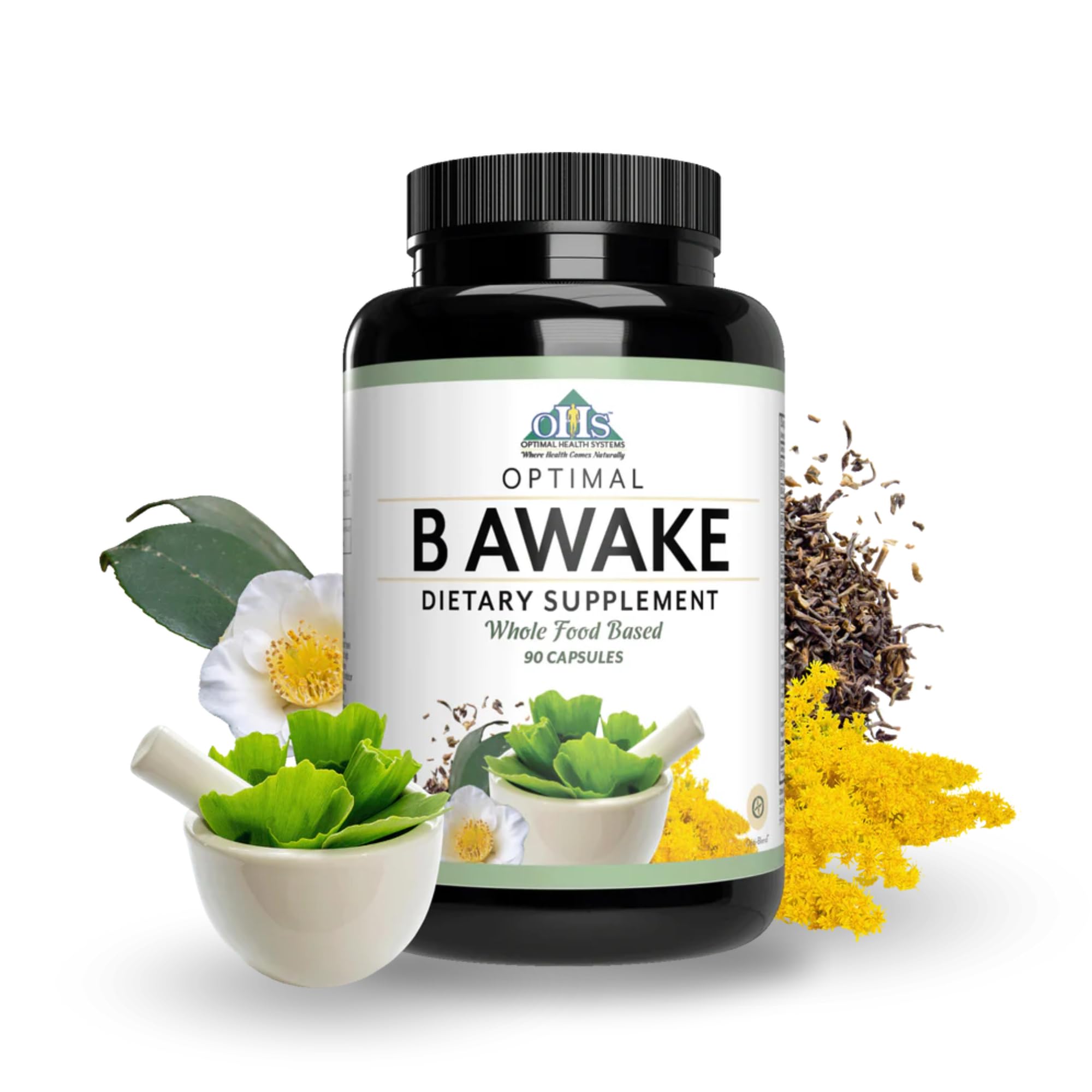 Optimal Health Systems B Awake Vitamina B Energía Enzimas Probióticos