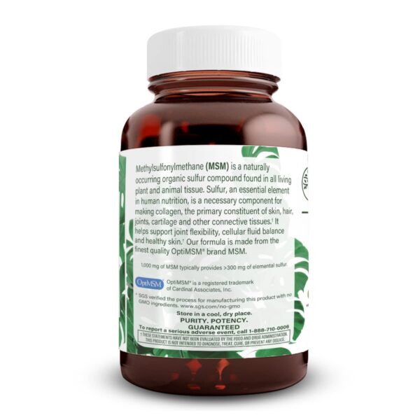 Frasco de vidrio OptiMSM