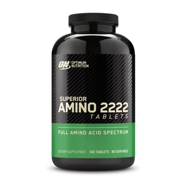 Frontal del envase Optimum Nutrition Superior Amino 2222
