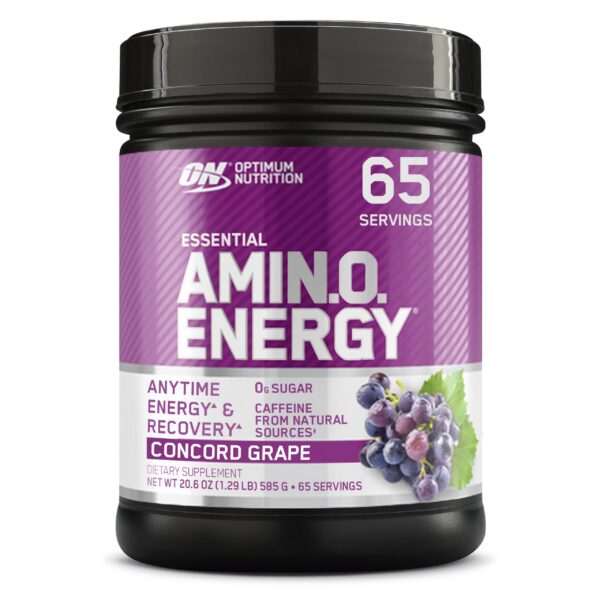 Frente de frasco Optimum Nutrition Amino Energy