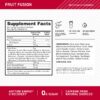 Frasco y etiqueta de Amino Energy Fruit Fusion