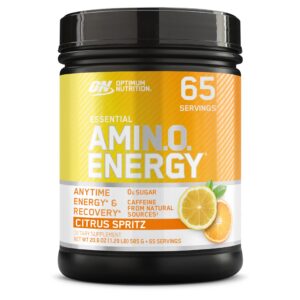 Optimum Nutrition Amino Energy pre entreno Citrus Spritz 65 porciones