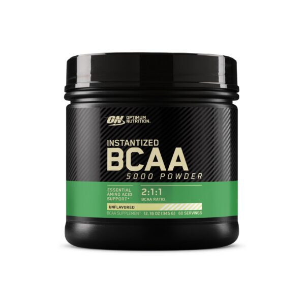 Version 1.0.0 Optimum Nutrition BCAA Powder botella con etiqueta
