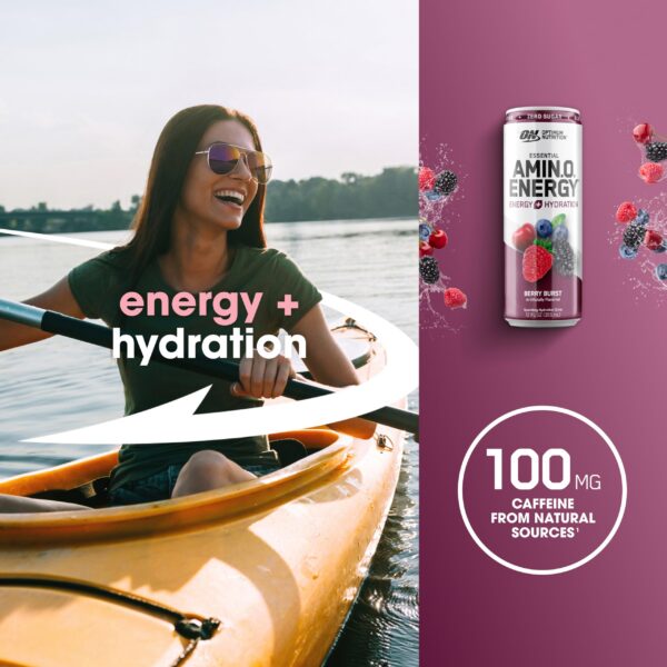 Optimum Nutrition bebida sin azúcar aminoácidos y cafeína