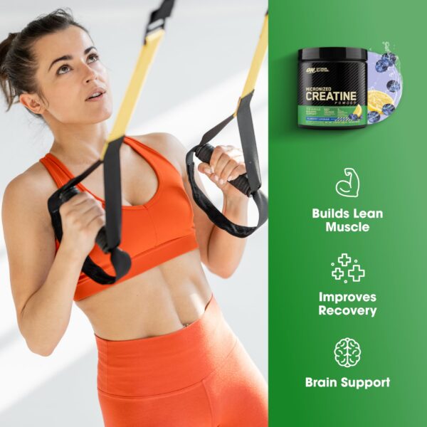 Frasco de creatina en primer plano