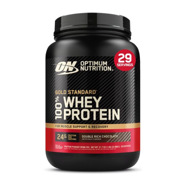 Frente del envase Optimum Nutrition Gold Standard Whey Chocolate