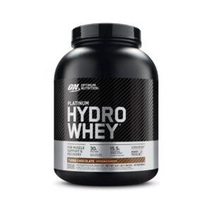 Proteína Hydrowhey Platinum Turbo Chocolate – etiqueta frontal