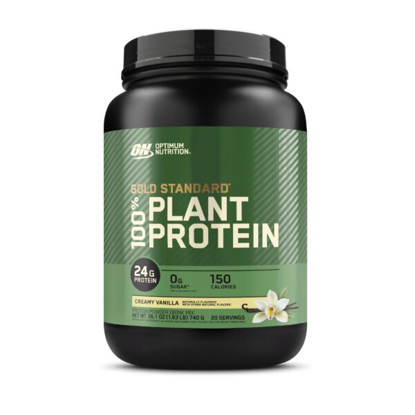 Version 1.0.0 Frente del empaque Optimum Nutrition Plant Based Protein Vanilla