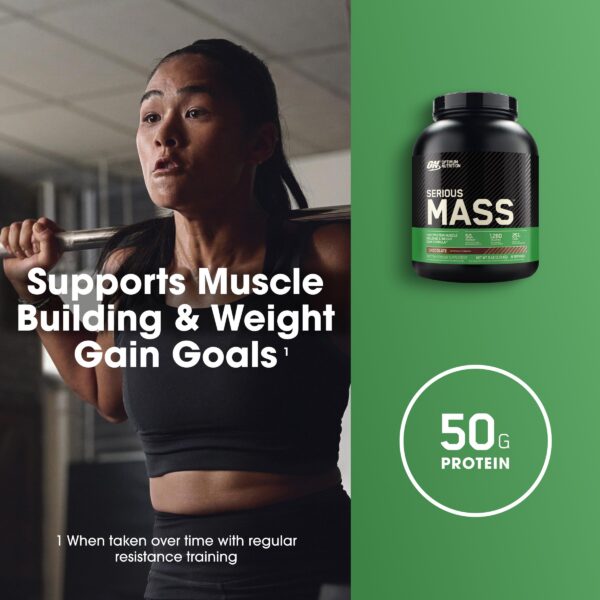 Copa con polvo Serious Mass en mezclador