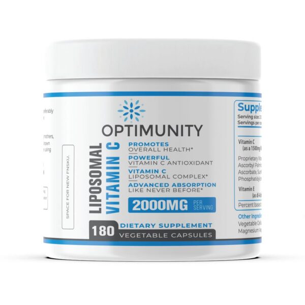 Version 1.0.0 Frente del envase Optimunity Liposomal C 2000 mg