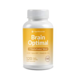 Frente del envase OPTINOURISH alpha GPC B6 zinc