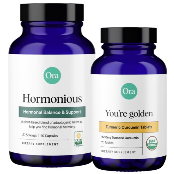 Version 1.0.0 Ora Organic balance hormonal y cúrcuma 90 tabletas