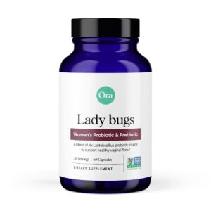 Ora Organic prebióticos probióticos salud femenina 60 cápsulas