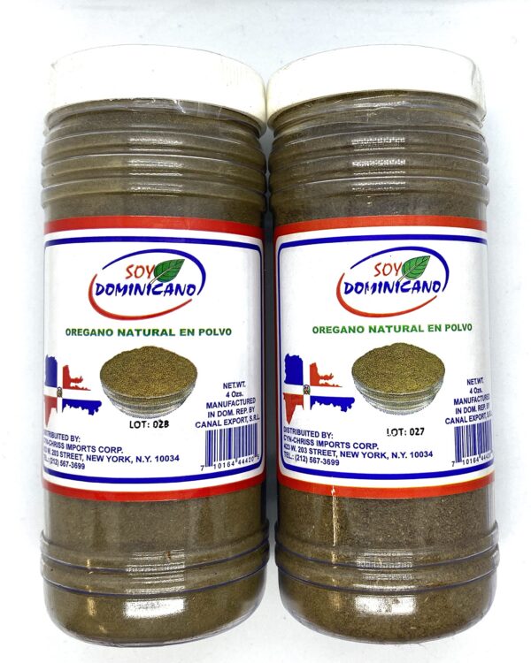 Orégano natural en polvo marca Soy Dominicano