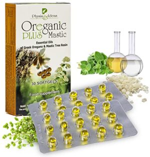 Cápsulas Oreganic Plus Mastic aceite orégano y goma mastic 30 un