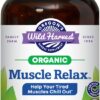 Oregon's Wild Harvest cápsulas relajante muscular orgánico