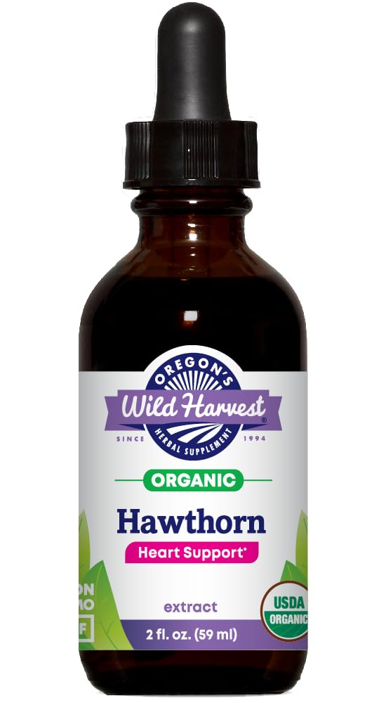 Version 1.0.0 Botella de extracto orgánico de espino albar Oregon's Wild Harvest