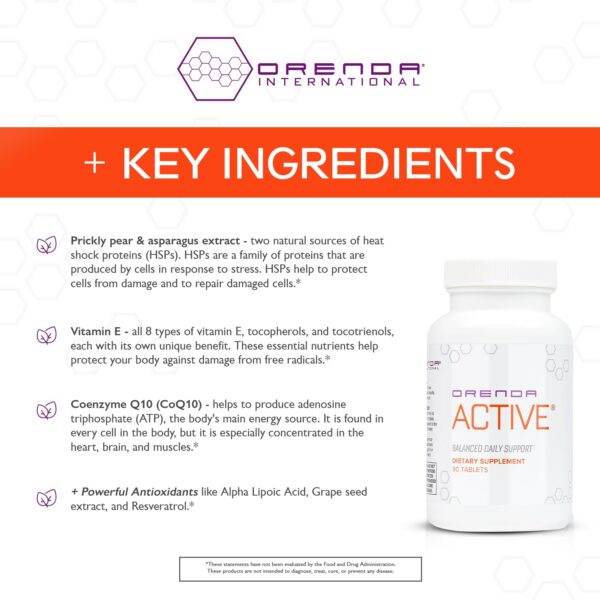 Cápsulas Orenda Active en mesa