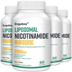 Frente del envase Orgabay Liposomal Nicotinamide Riboside