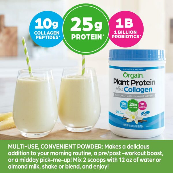 Envase de Orgain 1.6 lb