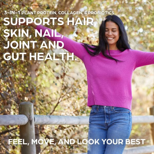 Frasco de Orgain proteína con colágeno