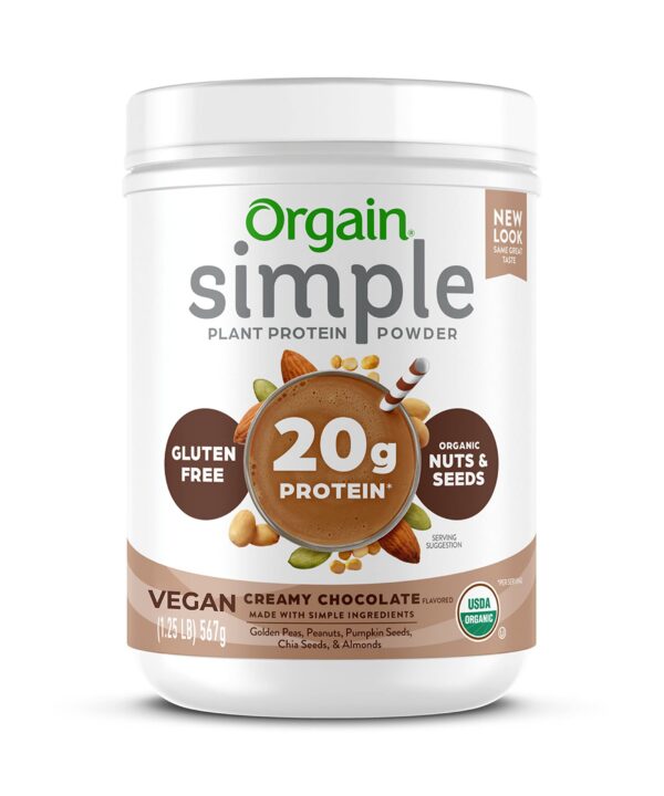 Conjunto Orgain proteína vegana y péptidos de colágeno