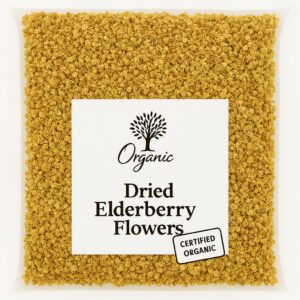 Paquete de flores de saúco para infusiones y remedios naturales