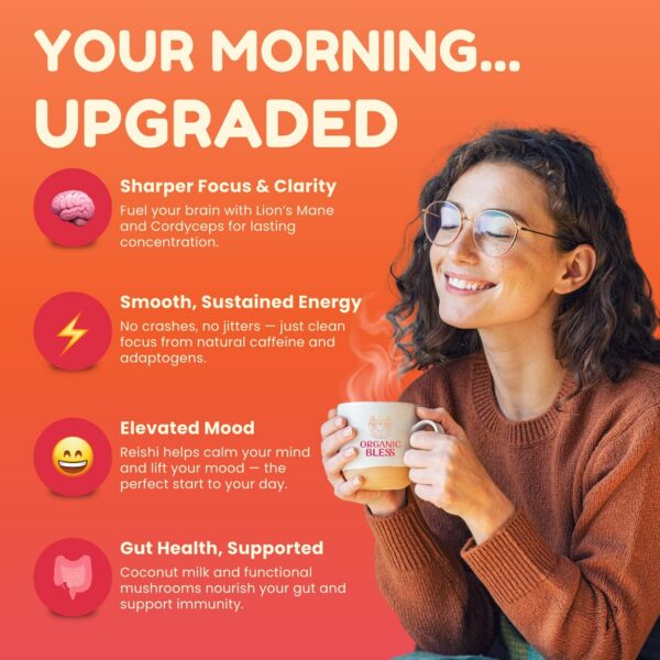 Preparación en taza con leche de coco