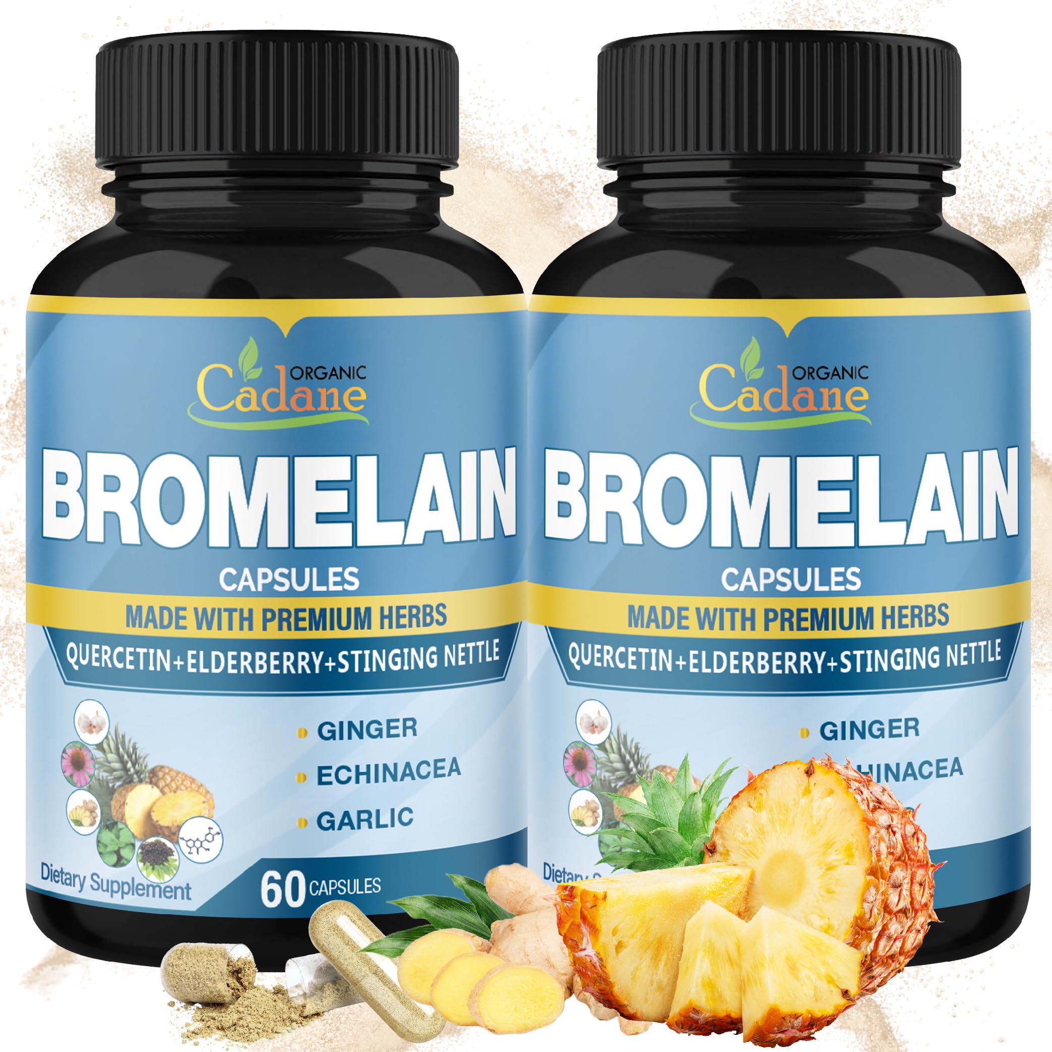 Organic Cadane Bromelain Supplement