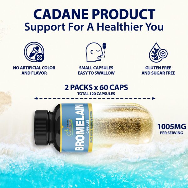 Frasco de Bromelina Organic Cadane