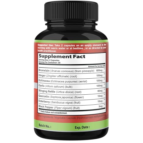 Version 1.0.0 Cápsulas veganas orgánicas de Cadane Bromelina