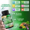 Etiqueta de ingredientes Organic Cadane Wormwood blend