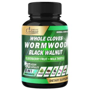 Frente de la botella Organic Cadane Wormwood blend