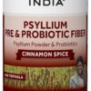 Polvo psyllium Organic India con canela 10 oz