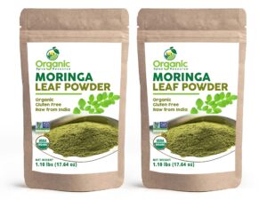 Polvo de moringa orgánico en bolsa kraft