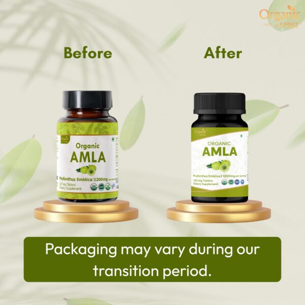 Etiqueta frontal Organic Spree Amla