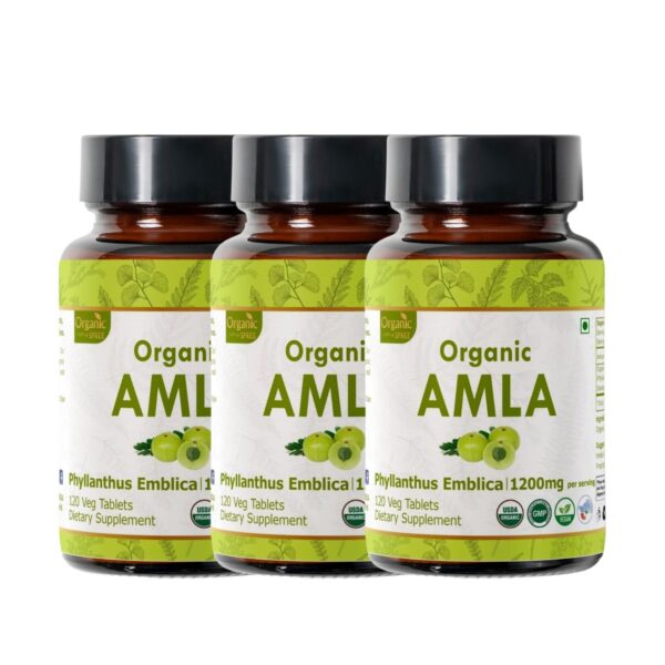 Amla 120 Tabletas frasco y etiqueta