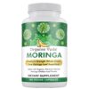 Organic Veda moringa cápsulas front
