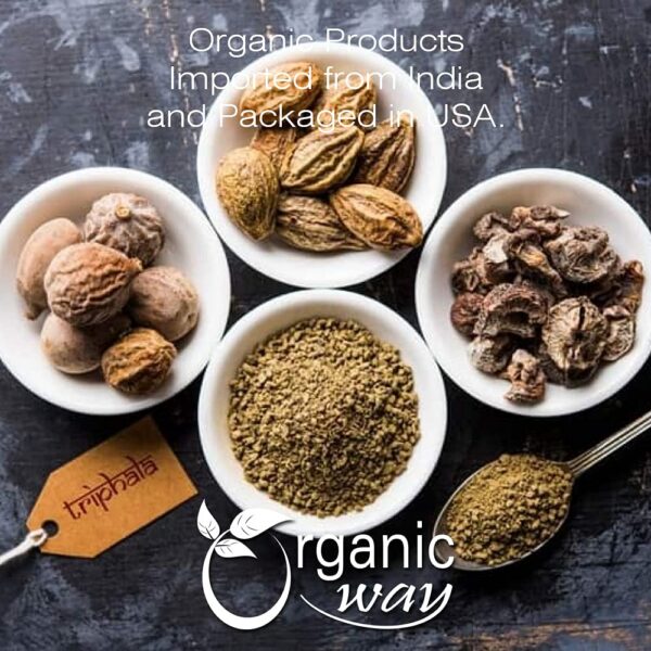 Version 1.0.0 Paquete 1 libra polvo herbario Triphala Organic Way