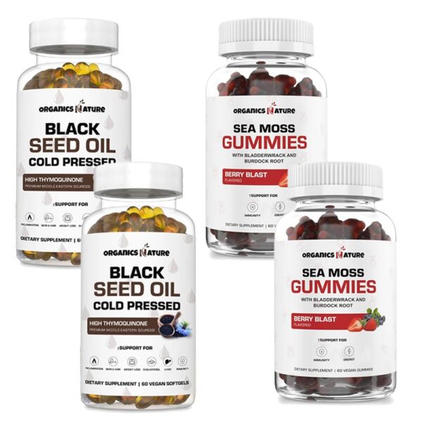 Version 1.0.0 Frontal de las cápsulas de aceite de semilla negra