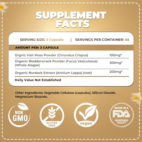 Version 1.0.0 Etiqueta de ingredientes Musgo mar