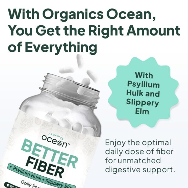 Version 1.0.0 Etiqueta frontal Organics Ocean Mejor Fibra