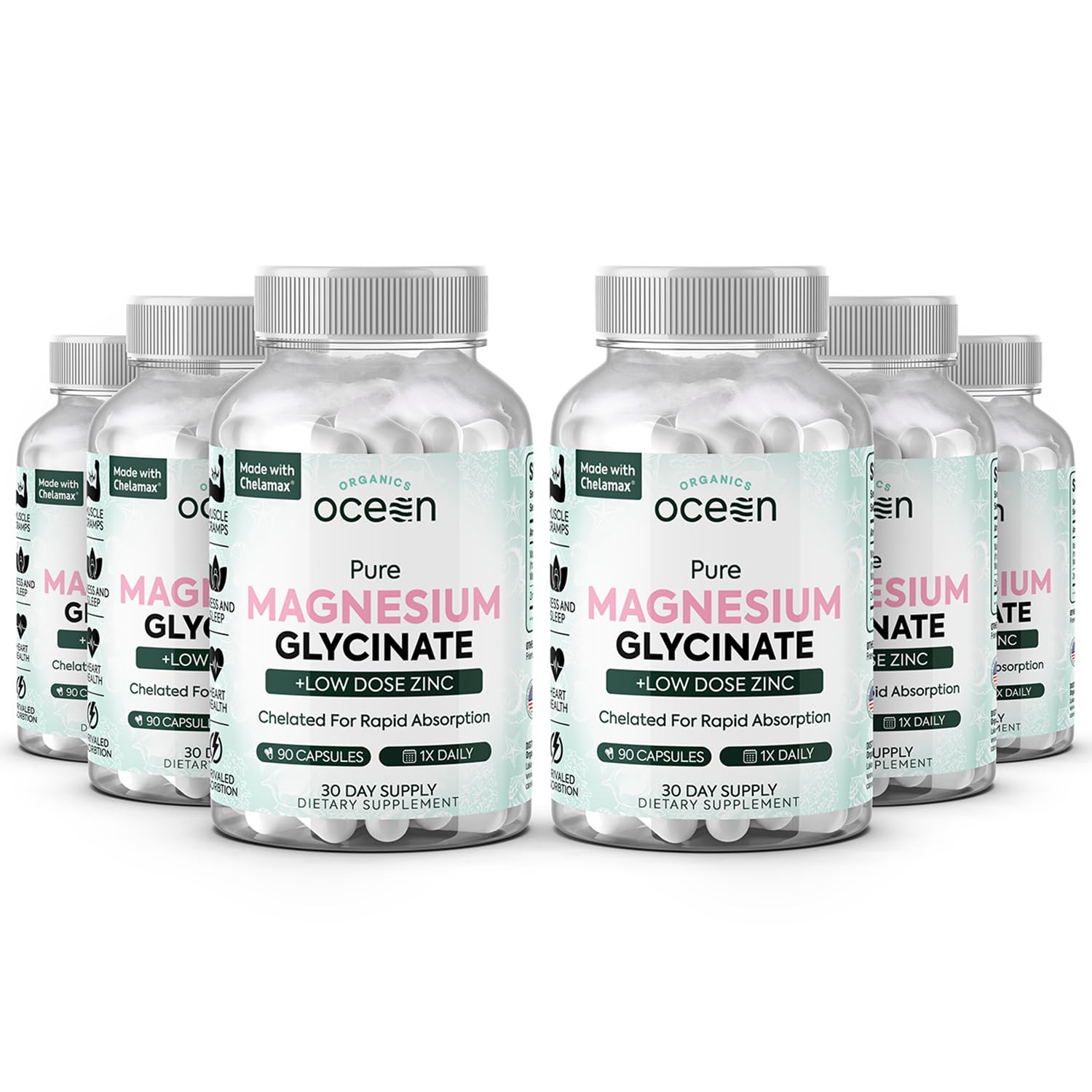 Organics Ocean Magnesium Glycinate with Zinc