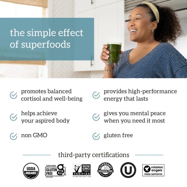 Organifi suplemento 30 porciones polvo sin gluten