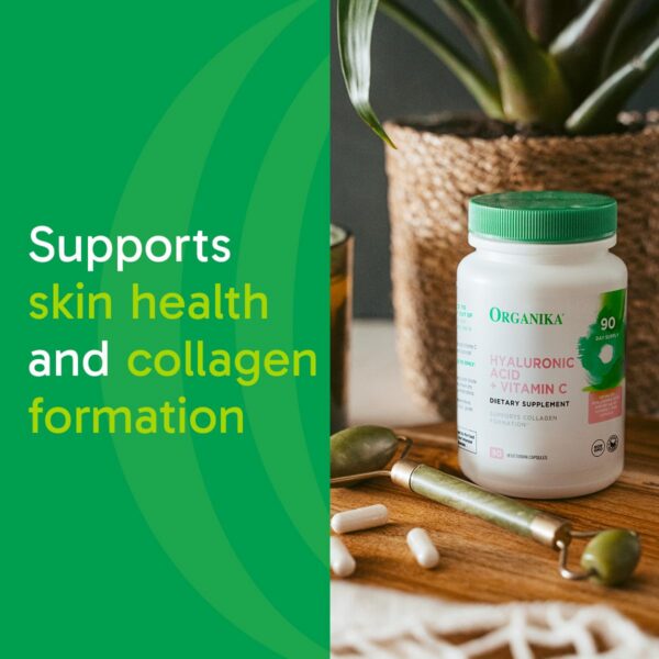 Organika etiqueta de producto hialuronico