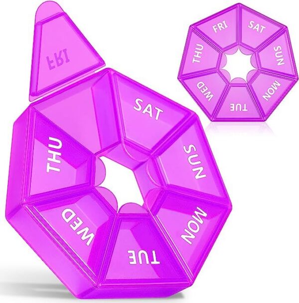 Organizador semanal de pastillas incluido